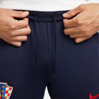 Nike Kroatië Strike Trainingsbroek 2022-2024 Donkerblauw Rood