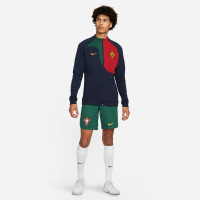 Nike Portugal Academy Pro Anthem Trainingsjack 2022-2024 Donkerblauw Rood Groen
