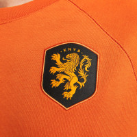 Nike Nederland Travel T-Shirt 2022-2024 Oranje Zwart
