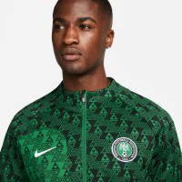 Nike Nigeria Academy Pro Anthem Trainingsjack 2022-2024 Groen Zwart