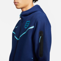 Nike Engeland Tech Fleece Vest 2022-2024 Blauw