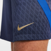 Nike Frankrijk Strike Trainingsset 2022-2024 Wit Blauw Goud