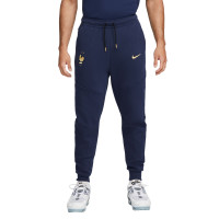 Nike Frankrijk Tech Fleece Jogger 2022-2024 Blauw Goud
