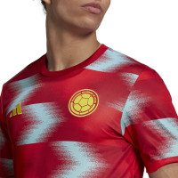 adidas Colombia Pre Match Trainingsshirt 2022-2024 Rood