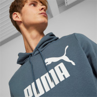 PUMA Essentials Big Logo Fleece Hoodie Grijsblauw