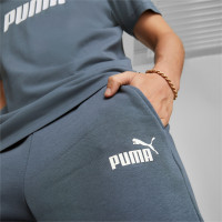 PUMA Essentials Logo Fleece Trainingsbroek Grijsblauw