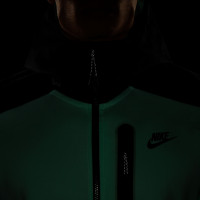 Nike Tech Fleece Overlay Vest Lichtgroen Zwart