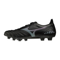 Mizuno Morelia Neo III Pro Gras Voetbalschoenen (FG) Zwart Rood