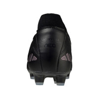 Mizuno Morelia Neo III Pro Gras Voetbalschoenen (FG) Zwart Rood