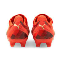 PUMA Ultra Ultimate Gras / Kunstgras Voetbalschoenen (MG) Oranje Lichtgroen