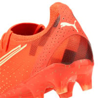 PUMA Ultra Ultimate Gras / Kunstgras Voetbalschoenen (MG) Oranje Lichtgroen