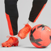 PUMA Ultra Ultimate Gras / Kunstgras Voetbalschoenen (MG) Oranje Lichtgroen