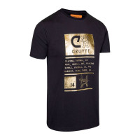 Cruyff Gaspar T-Shirt Zwart
