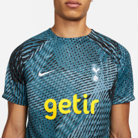 Nike Tottenham Hotspur Pre-Match Trainingsshirt 2022-2023 Blauw Zwart Wit