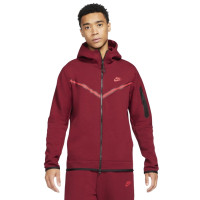 Nike Tech Fleece Vest Donkerrood Felrood
