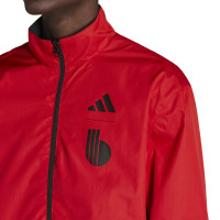 adidas België Anthem Trainingsjack Reversible 2022-2024 Zwart Rood