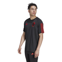 adidas België T-Shirt 2022-2024 Zwart Rood