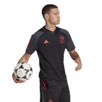 adidas België Trainingsshirt 2022-2024 Zwart Rood