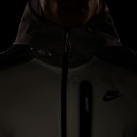 Nike Tech Fleece Overlay Trainingspak Wit Grijs