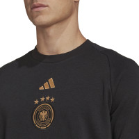 adidas Duitsland Crew Sweater 2022-2024 Zwart Goud