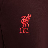 Nike Liverpool Tech Fleece Trainingsbroek 2022-2023 Bordeauxrood Rood
