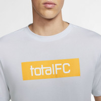 Nike F.C. DRY T-Shirt Graphic Grijs Geel