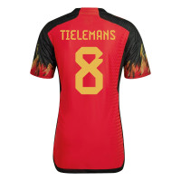 adidas België Tielemans 8 Authentic Thuisshirt 2022-2024