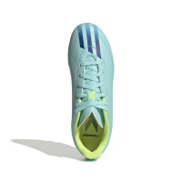 adidas X Speedportal.4 Gras / Kunstgras Voetbalschoenen (FxG) Kids Blauw Geel Rood