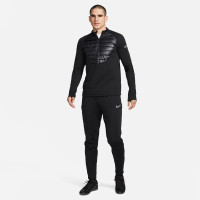 Nike Therma-Fit Academy Trainingstrui Zwart Wit