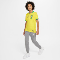 Nike Brazilië Thuisshirt 2022-2024 Kids