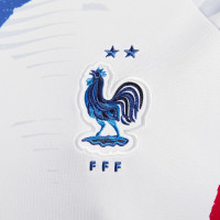 Nike Frankrijk Pre Match Trainingsshirt 2022-2024 Wit Blauw Rood