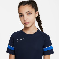 Nike Dri-Fit Academy 21 Trainingsshirt Kids Donkerblauw Blauw