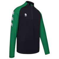Robey Performance Trainingstrui 1/4-Zip Zwart Groen
