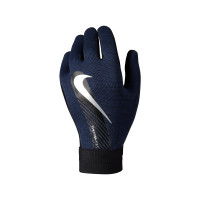 Nike Therma-Fit Academy Kids Gloves Dark Blue Silver