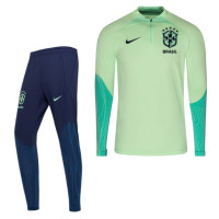 Nike Brazilië Strike Trainingspak 2022-2024 Donkerblauw