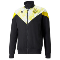 PUMA Borussia Dortmund Iconic MCS Trainingsjack Zwart Geel