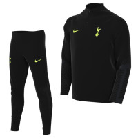 Nike Tottenham Hotspur Strike Trainingspak 2022-2023 Kids Zwart Neon Geel