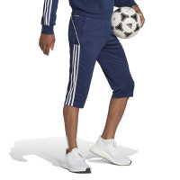adidas Tiro 23 3/4-Trainingsbroek Blauw