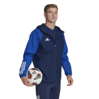 adidas Tiro 23 Competition Allweather Jack Donkerblauw Blauw