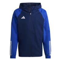 adidas Tiro 23 Competition Allweather Jack Donkerblauw Blauw
