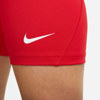 Nike Pro Dri-Fit Strike Slidingbroekje Dames Rood Wit
