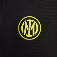Nike Inter Milan GFA Fleece Trainingsbroek 2022-2023 Zwart Geel