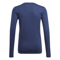 adidas Team Base Long Sleeve Base Layer Kids Dark Blue