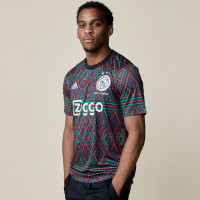 adidas Ajax Daily Paper Pre-Match Trainingsshirt 2022-2023 Multicolor