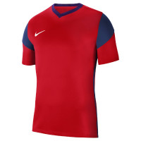 Nike Dri-Fit Park Derby III Voetbalshirt Rood Donkerblauw