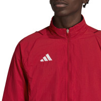 adidas Tiro 23 Competition Presentatie Trainingsjack Rood Wit
