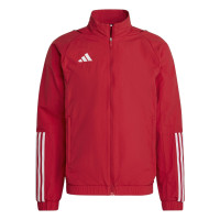 adidas Tiro 23 Competition Presentatie Trainingsjack Rood Wit