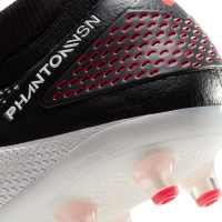 Nike Phantom Vision 2 Elite DF Kunstgras Voetbalschoenen (AG) Wit Zwart Rood