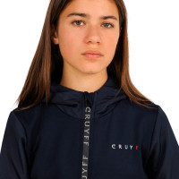 Cruyff Cross Full-Zip Trainingspak Kids Donkerblauw