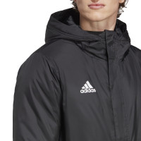 adidas Entrada 22 Long Football Jacket Black White